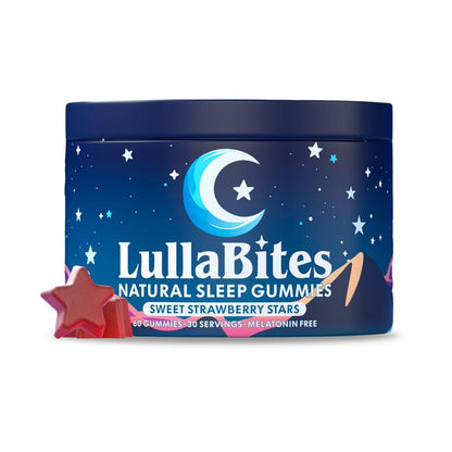 Sleep Gummies: Fall Asleep & Wake Refreshed | Natural Strawberry Stars for Restful Nights
