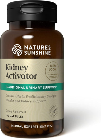 Nature's Sunshine Kidney Activator Capsules, 100 Capsules | Natural Kidney Supplement Contains Herbs to Support and Enhance Kidney Function and Urine Flow