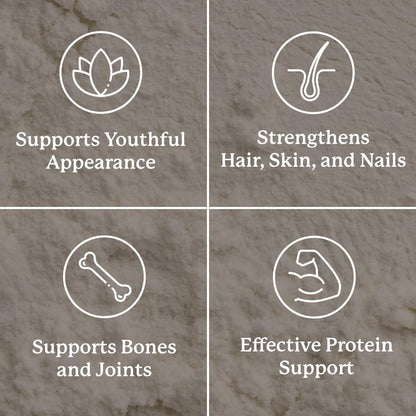 Nature's Sunshine Collagen Powder Type I and III Grass Fed and Pasture Raised Premium Bovine Collagen Peptides 18 Oz