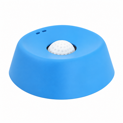 Interactive Slow Feeder Dog Bowl with Rolling Ball | Less Mess Liquid Treat Bowl