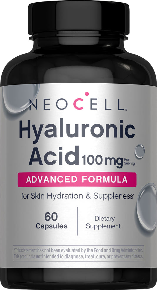 Hyaluronic Acid 100 mg, 60 Vegan Capsules